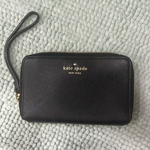 Kate Spade zip around wallet wristlet